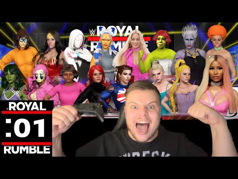 30 Girls 1 Ring...it's a women's character/celebrity Royal Rumble!