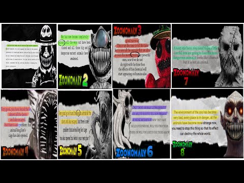 Main Menu Intro Comparison - Zoonomaly Chapter 1 Vs Chapter 2 Chapter 3 Vs Chapter 4 Vs Ch 5 Vs Ch 8
