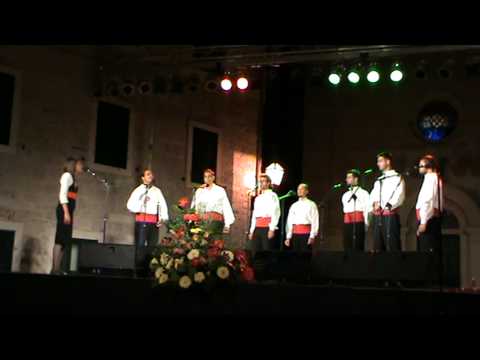 Klapa Slavić- Finalna večer FDK Omiš, Opuzen 2011.
