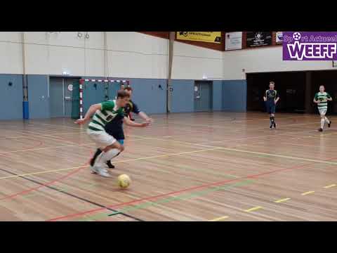 2018-12-07 Zaalvoetbal, Eerste Divisie, HZV/'t Vennewater-HV/Veerhuys, hele wedstrijd, Full HD