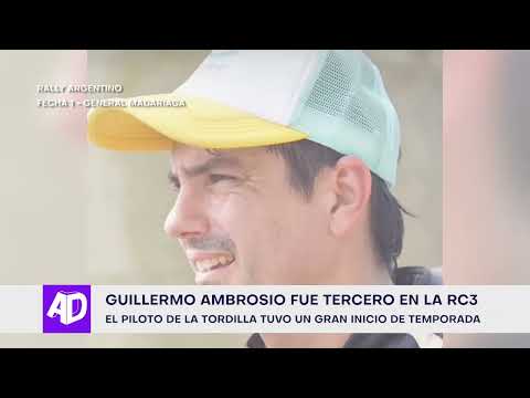 Rally Argentino: Guille Ambrosio de La Tordilla fue tercero en la fecha 1