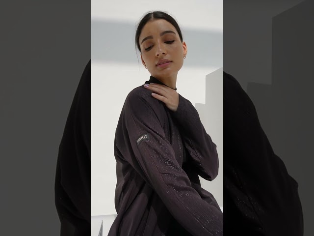 عباية دبل فيس بني عودي وأسود