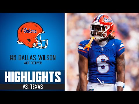 Dallas Wilson Highlights | Florida Gators vs. Texas Longhorns | 2025 SEC Football