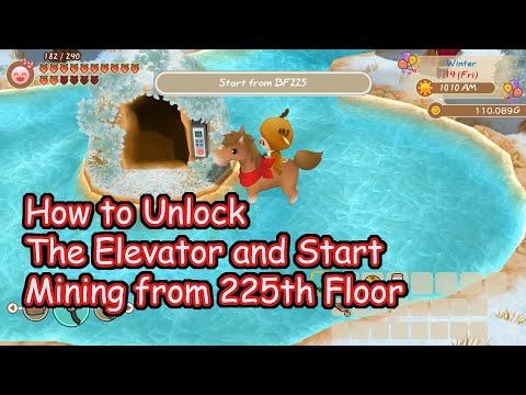 How to Unlock The Elevator | Story of Seasons Friends of Mineral Town
