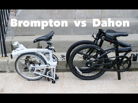 Dahon vs Brompton folding bike - Which is the Best?