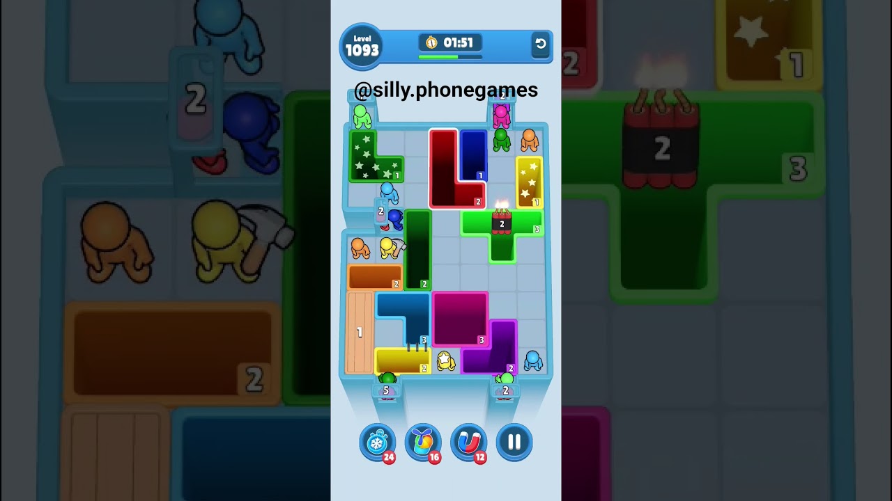 Drop Away Level 1093 Walkthrough Solution