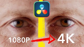 SUPERSCALE 1080P to 4k MADE EASY - DaVinci RESOLVE 19 and 20