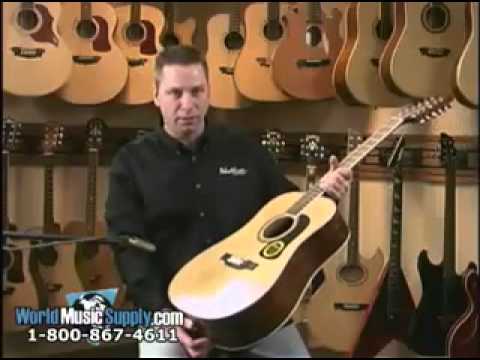 Washburn Heritage D10S12 - Natural image 8