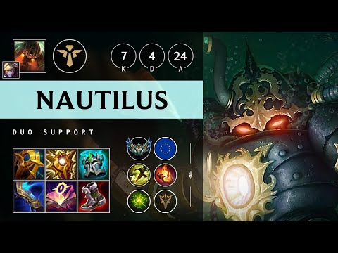 Nautilus Support vs Rell - EUW Challenger Patch 25.06