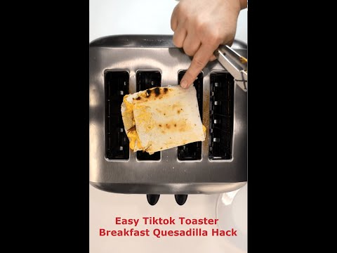 Tiktok Easy Breakfast Quesadilla Recipe: BREAKFAST HACK!