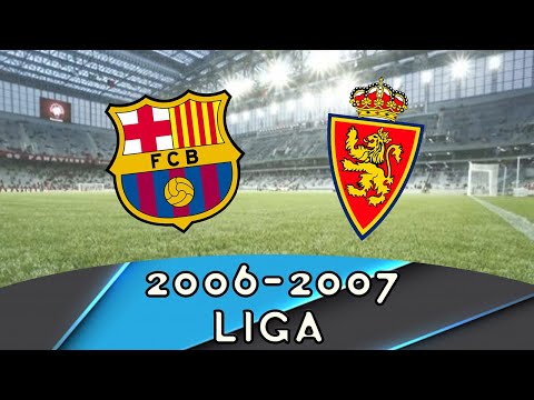 F C Barcelona vs Real Zaragoza La Liga Jornada 10   2006-2007