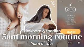 Ultimate 5am Morning Routine with Four Kids (Yes, Even a Newborn!)