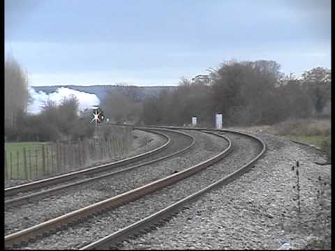 Tornado's first run on the Marches at Moreton On Lugg with a proper whistle!