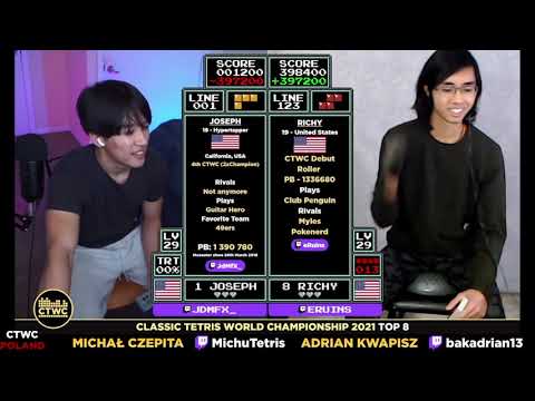 Polski komentarz! 2021 Tetris Championship Top 8 PEŁNA STRUMIEŃ. - 2021 CTWC Top 8 - Polish Language