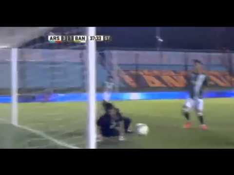 Gol de Juan Sánchez Sotelo - Doblete - Arsenal 3 - 1 Banfield - Liga Argentina - Fecha 2