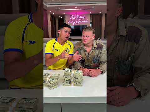 Haaland and CR7 hit the right note🎵 #parody #football #ishowspeed #worldcup