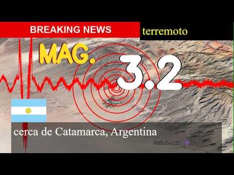 😱🚨 Terremoto Hoy: ¡Justo Ahora! Magnitud 3,2 Cerca De Catamarca, Argentina Lunes 03 De Agosto De 202