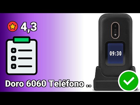Doro 6060 Teléfono Móvil 2G Dual SIM para Mayores con | Características, precio y alternativas