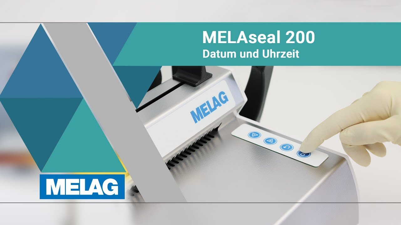 MELAseal 200 Tutorial Datum Uhrzeit