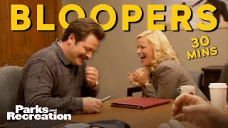 Parks & Rec hilarious BLOOPERS you must see! | Parks and Recreation MQDEFAULT Thumbnail