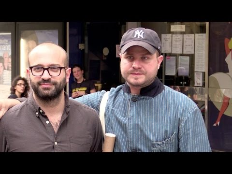 EXCLUSIVE - Antonio Campos and Brady Corbet  Simon Killer premiere at the 2016 Champs Elysees film f