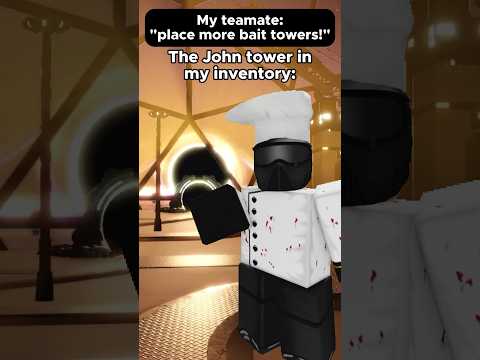 "Place more bait towers" - Tower Defense X/TDX Roblox