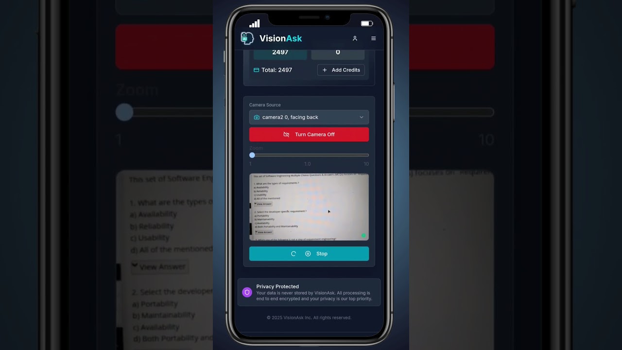 How to Use VisionAsk Study Assistant