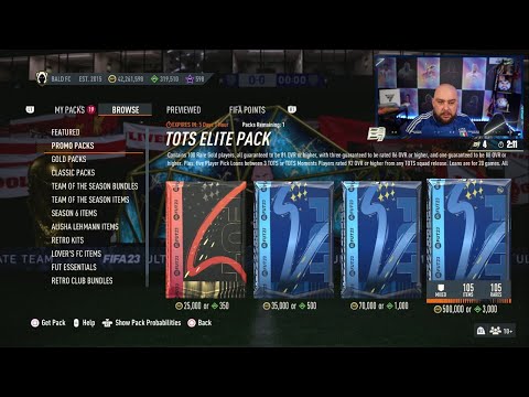 Bateson87 opens 500k TOTS Elite Pack