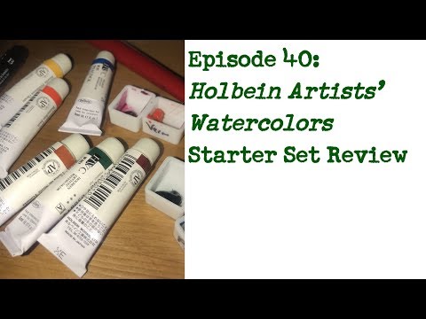 Product Review 40: Holbein Watercolour Introductory Set