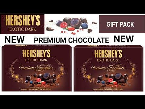 NEW Hershey's Exotic Dark Gift Pack Unboxing