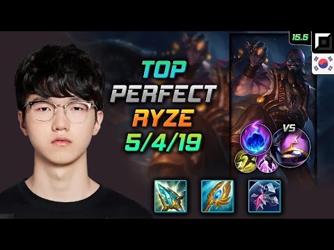 Ryze Top Build PerfecT Rod of Ages Arcane Comet - LOL KR Challenger Patch 15.5