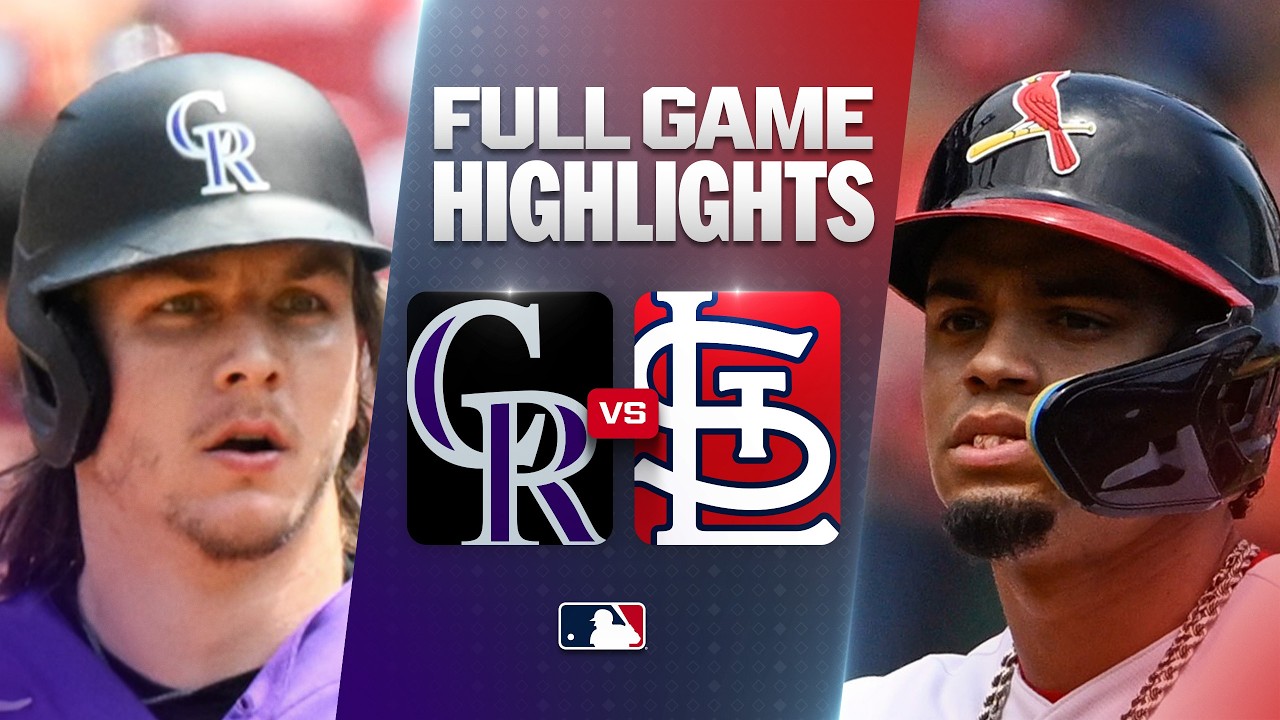 ROCKIES vs. CARDINALS: Official Full Game Highlights (August 9) | 2026 MLB Season