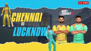 CSK vs LSG - Chennai Super Kings vs Lucknow Super Giants  - RCPL 2023 Real Cricket 22 Live Stream