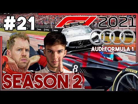 Gasly shows promise, Safety Car?  | Audi F1 2021 Motorsport Manager | #21 | S02E02