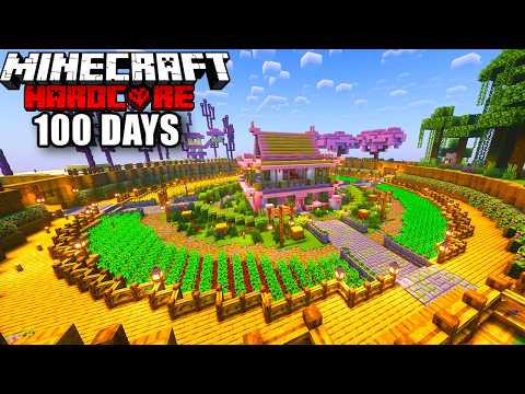 I Survived 100 days In SKYBLOCK INFINITE in MINECRAFT HARDCORE
