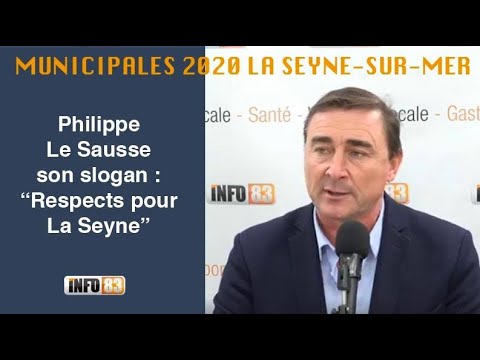 #MUNICIPALES2020 #LASEYNE Philippe Le Sausse : un programme autour de l’emploi.