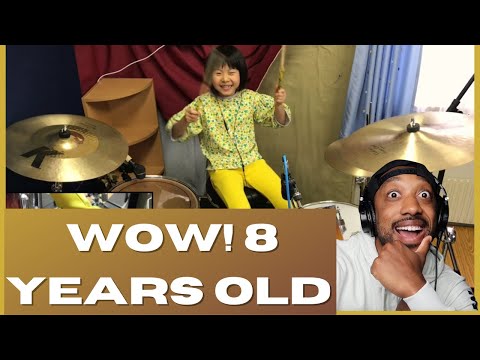 Pro Drummer Reacts to 8 Year Old Yoyoka Good Times Bad Times LED ZEPPELIN