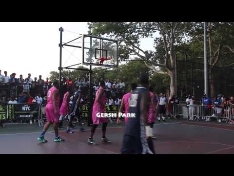 Delroy James Dunks over Mike from Sean Bell