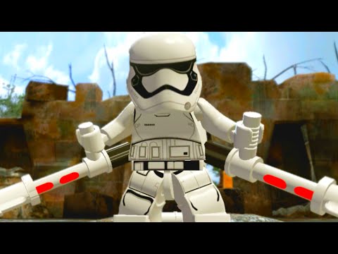 LEGO Star Wars The Force Awakens Part 7 Walkthrough FN-2199 vs Finn - Battle of Takodana
