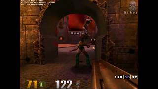 Quake III: Arena gameplay - Free For All - Q3DM1 - Hardcore