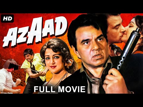 Dharmendra's AZAAD (1978) Full Hindi Action Movie | Hema Malini, Prem Chopra | Bollywood Movie