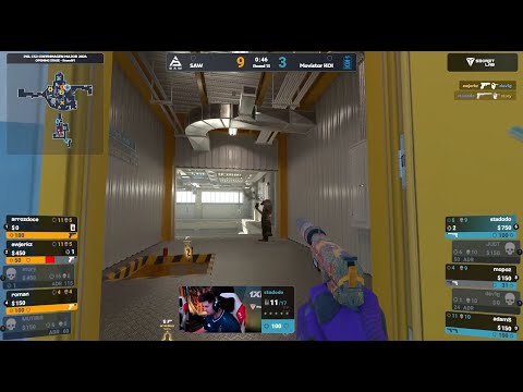 stadodo QUAD KILL in Pistol Round vs. SAW | SAW vs. KOI - PGL CS2 Major Copenhagen 2024