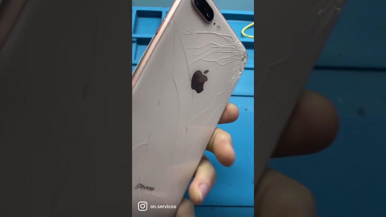 Reparo iPhone 8 Plus +troca de vidro+tampa traseira