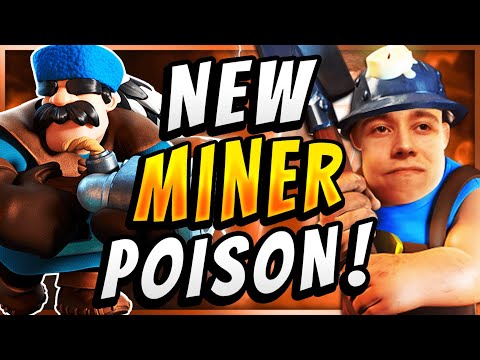 NEW BEST MINER POISON = MOST FUN DECK IN CLASH ROYALE!