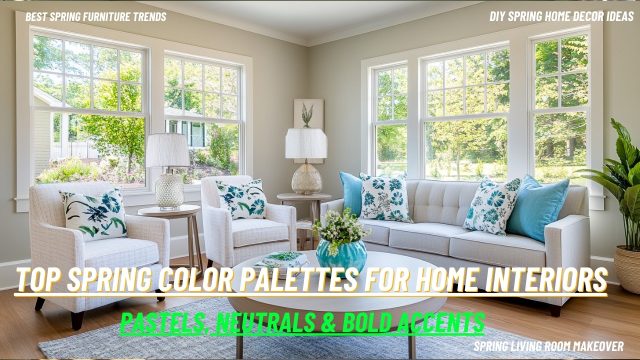 Spring Color Palette: Home Decor and Furniture Trends