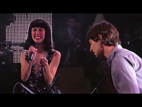 Gotye Ft. Kimbra - Somebody That I Used To Know (Live At Jimmy Kimmel Live! 02/02/2012) HD