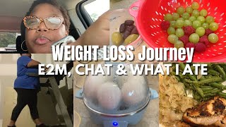 WEIGHT LOSS JOURNEY - WHAT I ATE, CHIT CHAT, ENCOURAGEMENT | E2M FITNESS | 7/5/22 | 2nd WEEK
