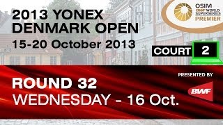 R32 (Court 2) - WD - J.Cooper / K.Gilmour vs I.Herttrich / C.Nelte - 2013 Yonex Denmark Open