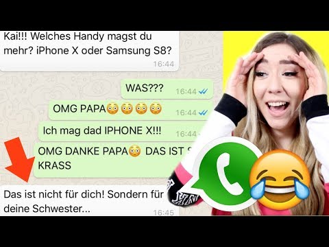 TOTLACHEN bei dieser AKTION vom PAPA auf WHATSAPP... Video