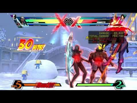 Umvc3 - Trish - X-Factor Level 1 Combo - 1.1 Million Damage w/ Two Assists